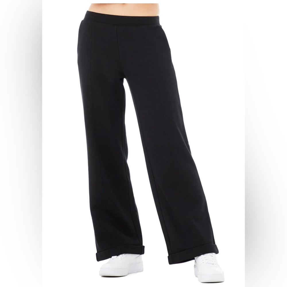Alo High Waist trouser wide leg pant Small